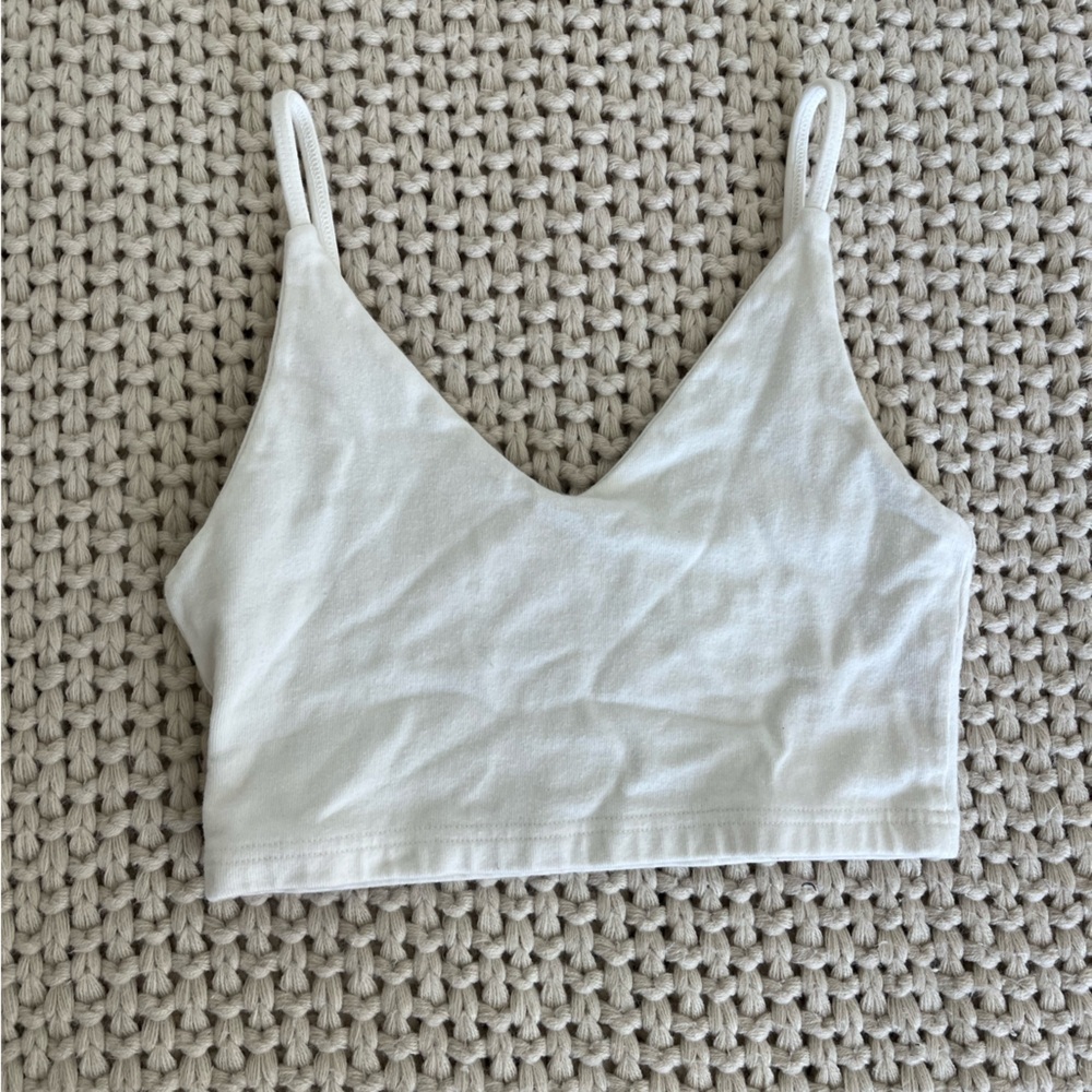 Brandy Melville White Crop Top